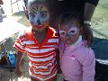 Face painting at family fun day